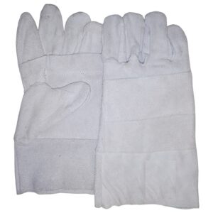 TAURUS GREY LEATHER GLOVES