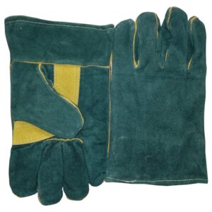 TAURUS GREEN LEATHER GLOVES